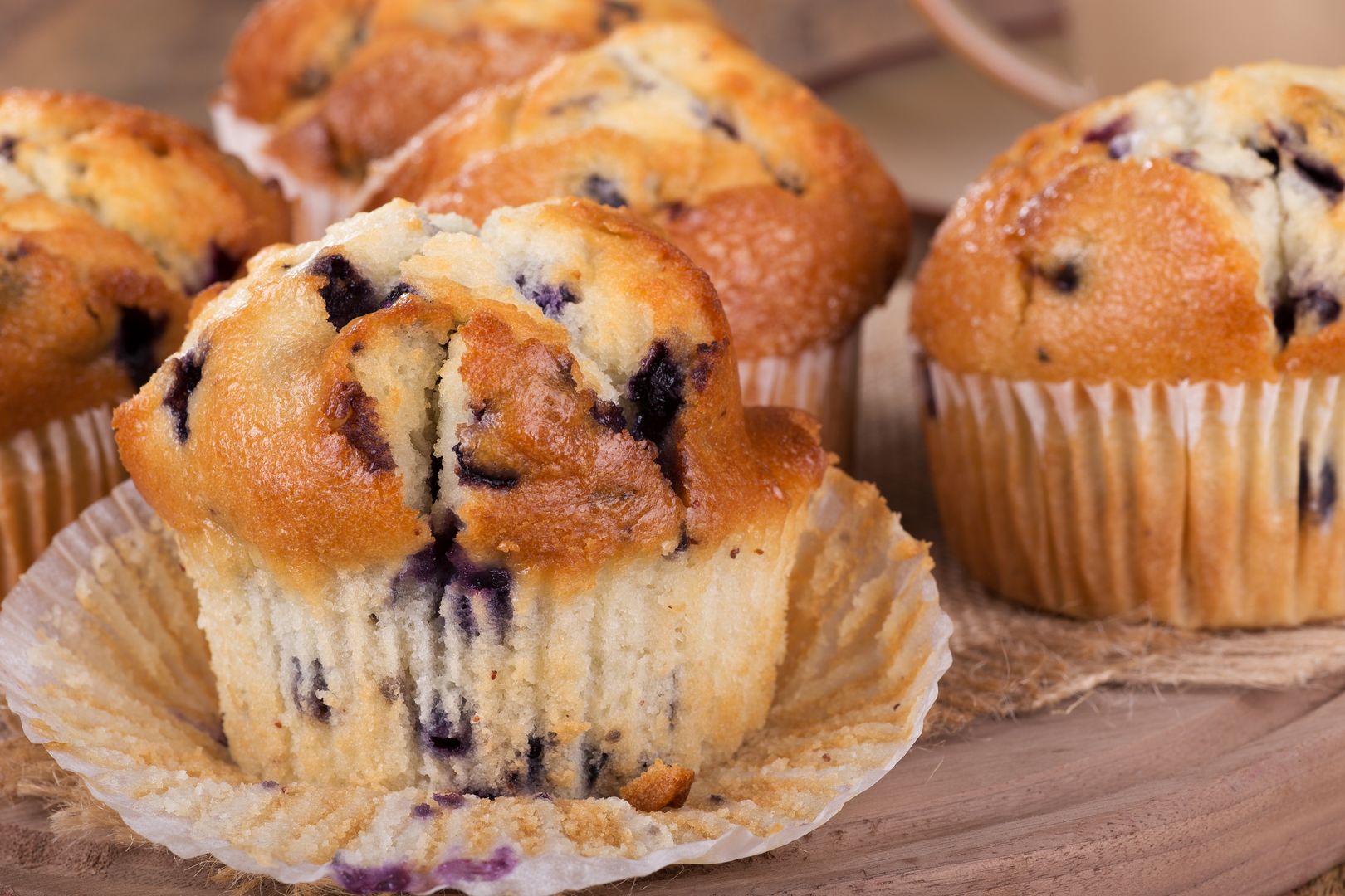 Muffinki z jagodami