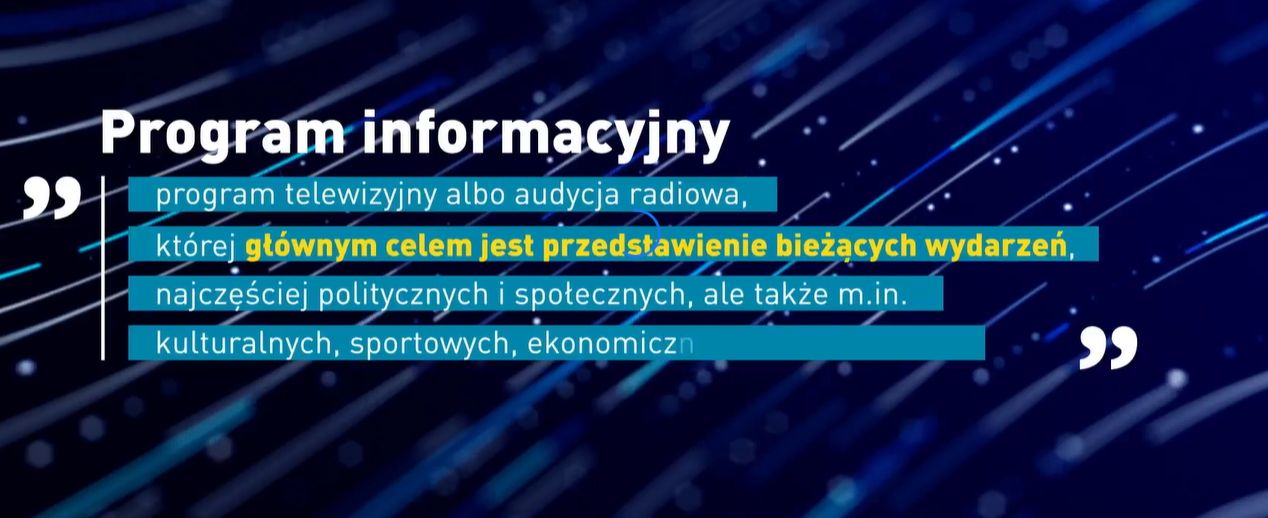 Definicja program informacyjny 