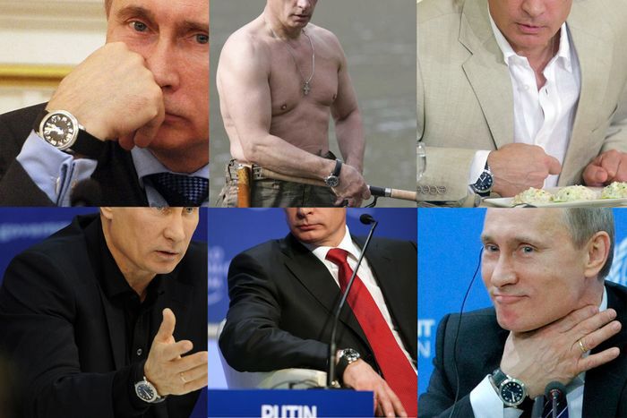 Władimir Putin i jego zegarki