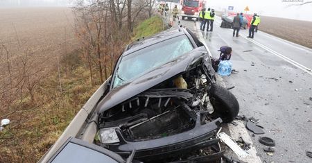 Policja ostrzega po tragedii na DK 45 pod Rudnikami
