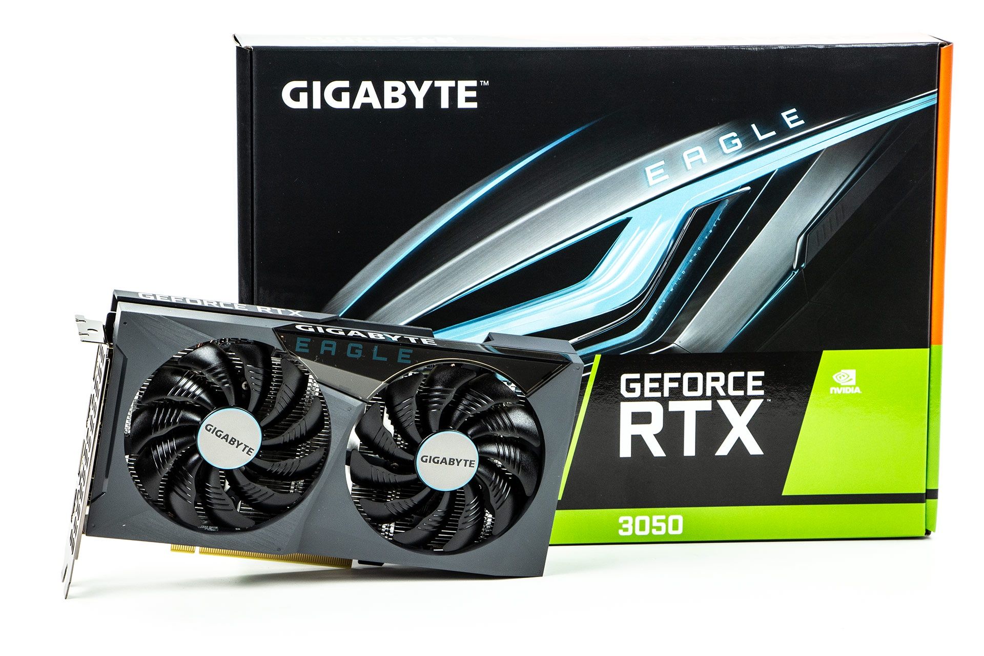 Gigabyte GeForce RTX 3050 Eagle - karta z opakowaniem
