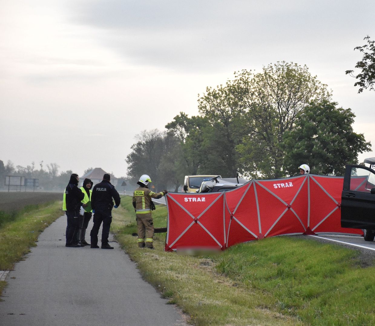 Do tragedii doszło przed Tragaminem od strony Malborka.