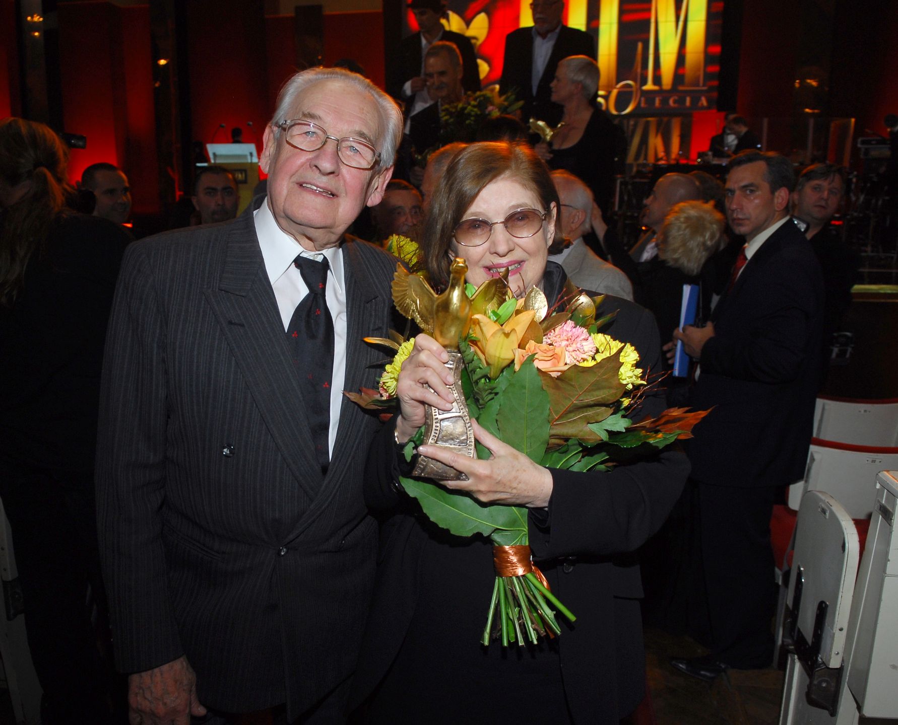 Andrzej Wajda i Krystyna Zachwatowicz (2007)
