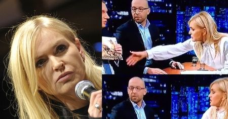 Kłótnia u Olejnik: "Będzie pani prowadzić program BURKA NAD I!"