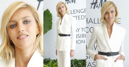 Zmęczona Anja Rubik pozdrawia z imprezy sieciówki