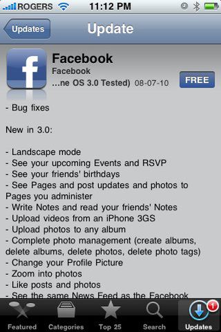 Facebook 3.0 z błędami!