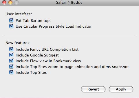 Safari 4 Buddy