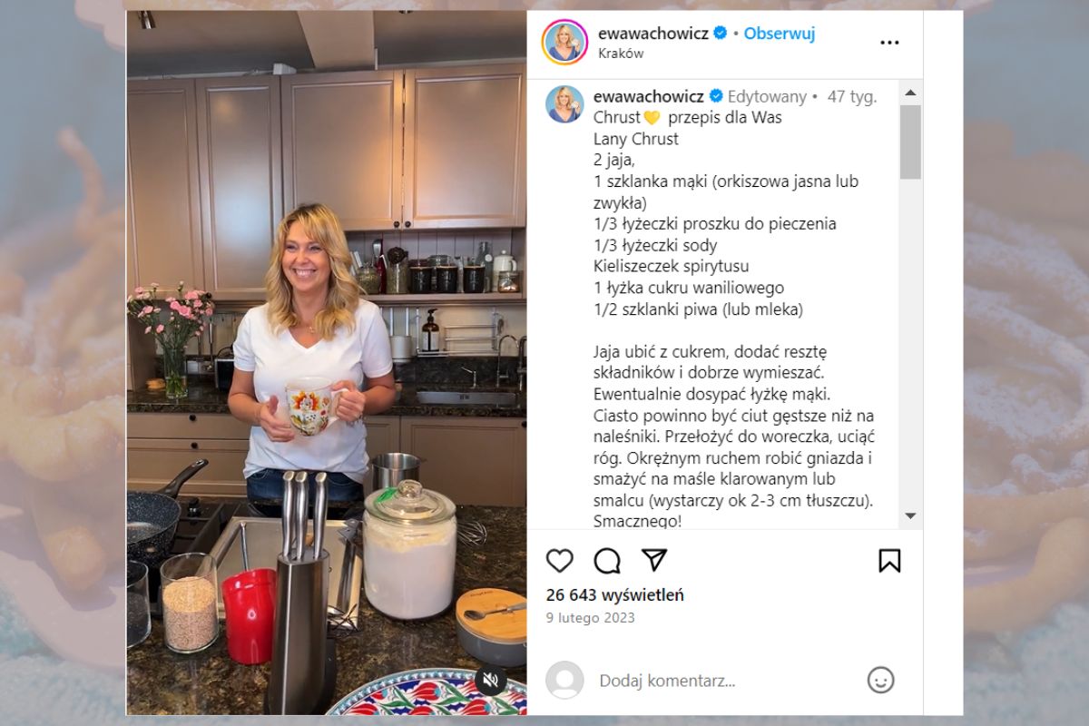 Ewa Wachowicz podpowiada, jak zrobić lany chrust 