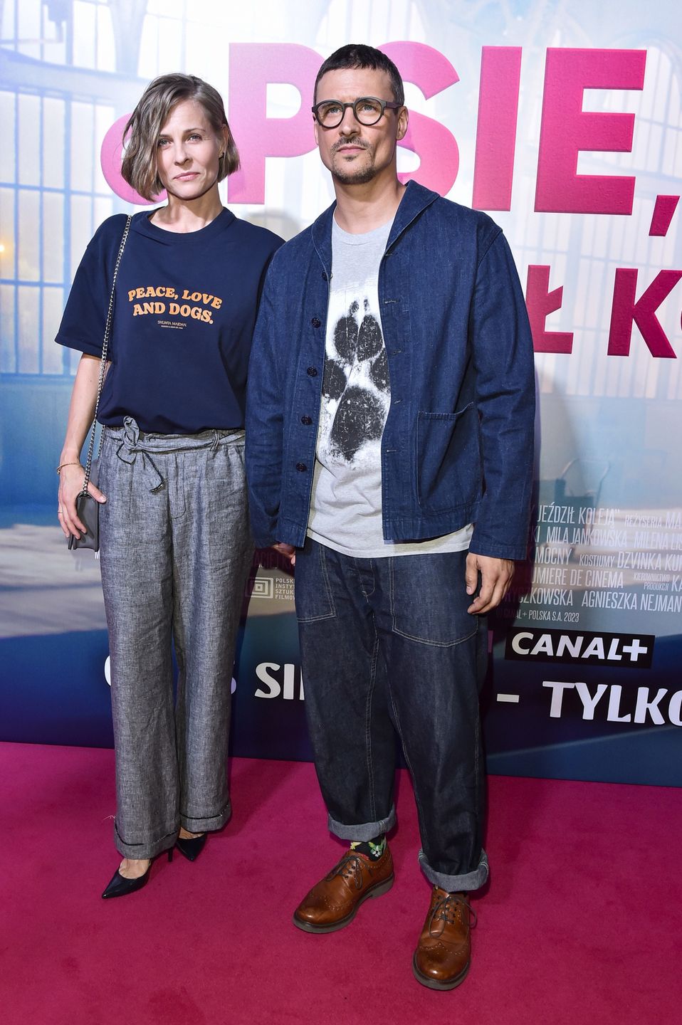 Mateusz Damięcki zabrał żonę na premierę filmu