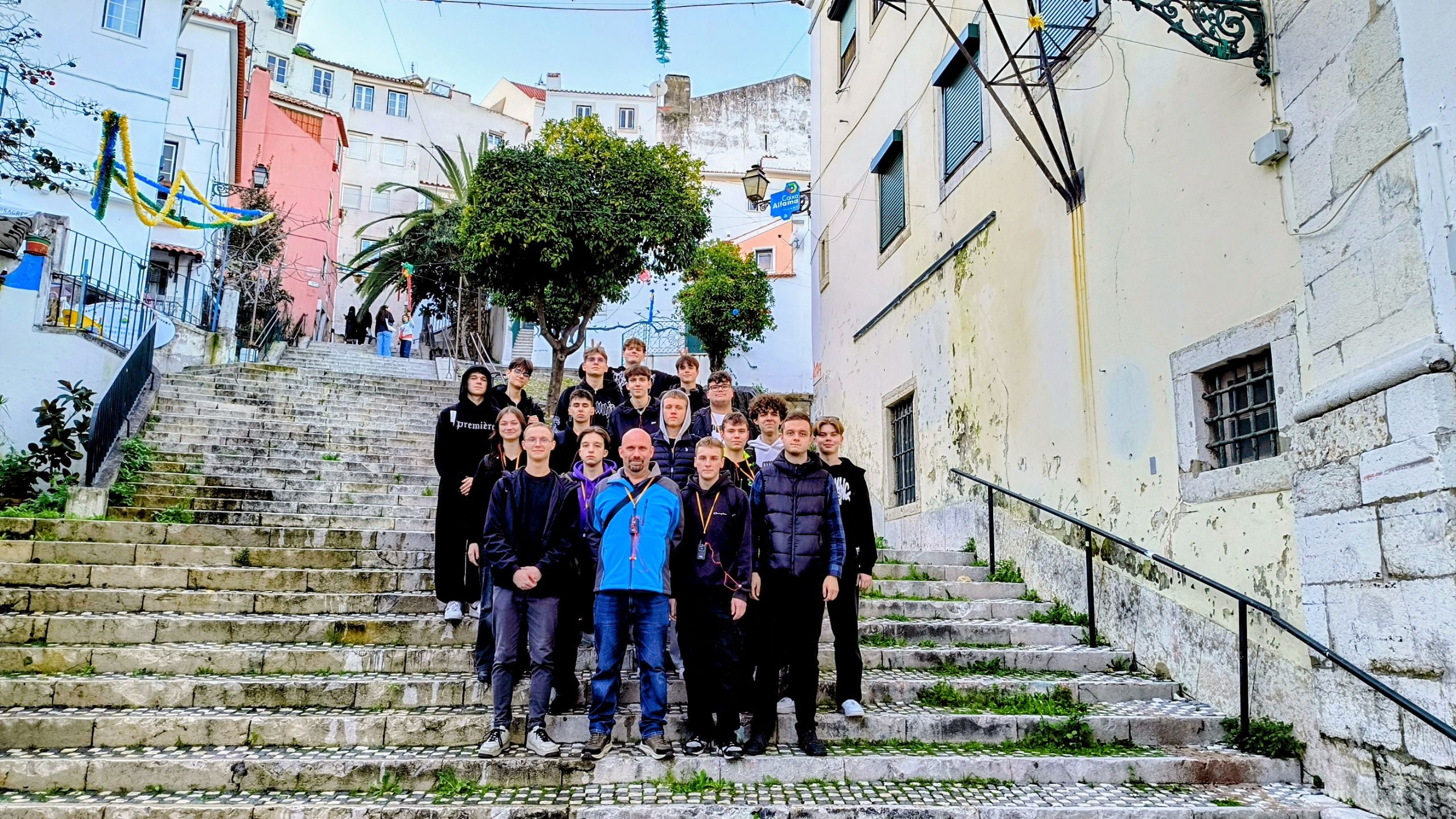 Uczniowie podczas programu ERASMUS+