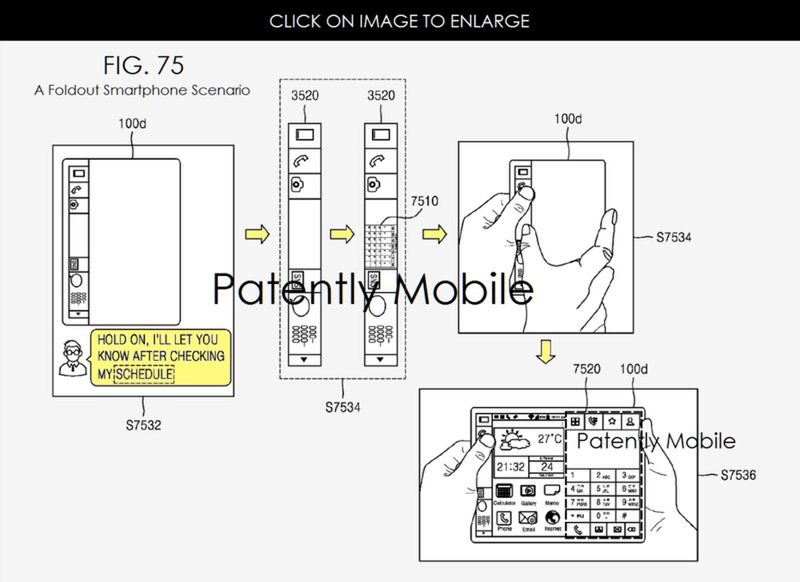 Wnioski patentowe Samsunga pokazują nie tylko składane, ale również zwijane i elastyczne smartfony 3