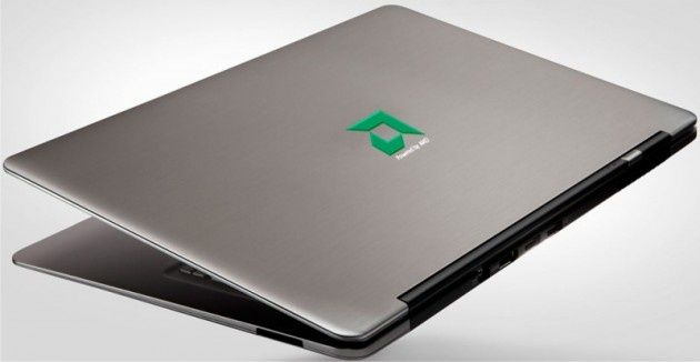 mockup ultrabooka od Acer z prockiem amd