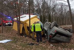 Groźny wypadek z pijanymi nastolatkami, nie wiadomo kto prowadził. Wzajemnie się obciążają