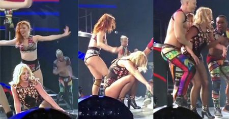 Britney Spears UPADA NA KONCERCIE. Zobaczcie wideo
