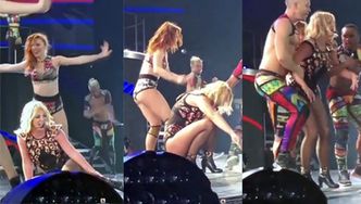 Britney Spears UPADA NA KONCERCIE. Zobaczcie wideo