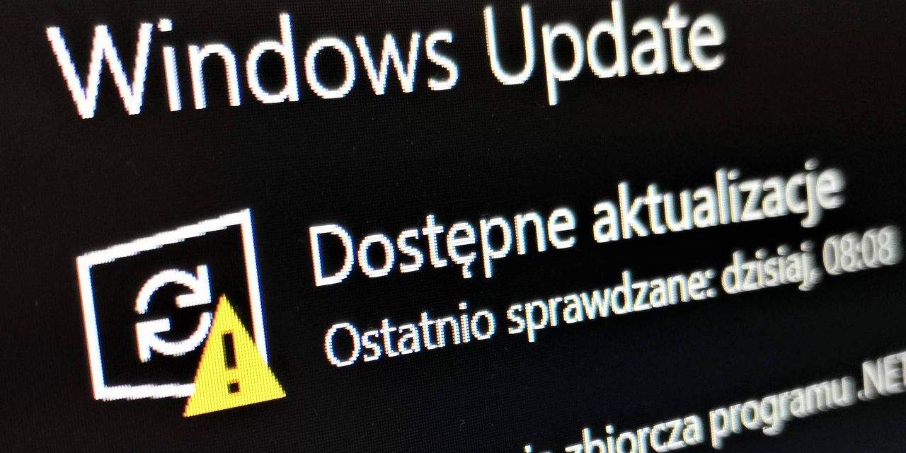 Windows 10 i felerne aktualizacje, fot. Oskar Ziomek