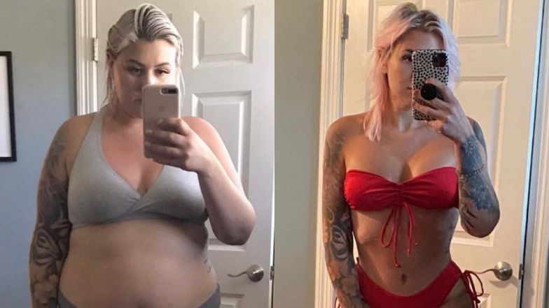 Ali Burch loses half her body weight with keto, not gym