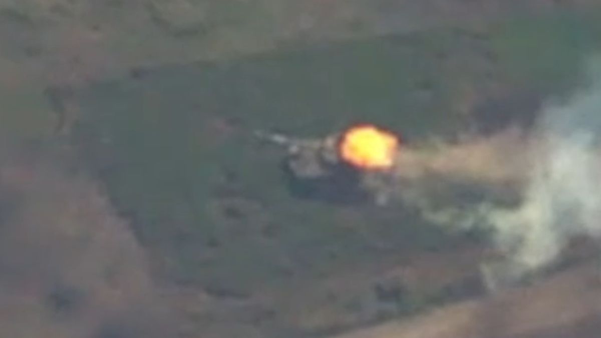 Rosyjski czołg wykonał efektowny rajd, ale został szybko zniszczony