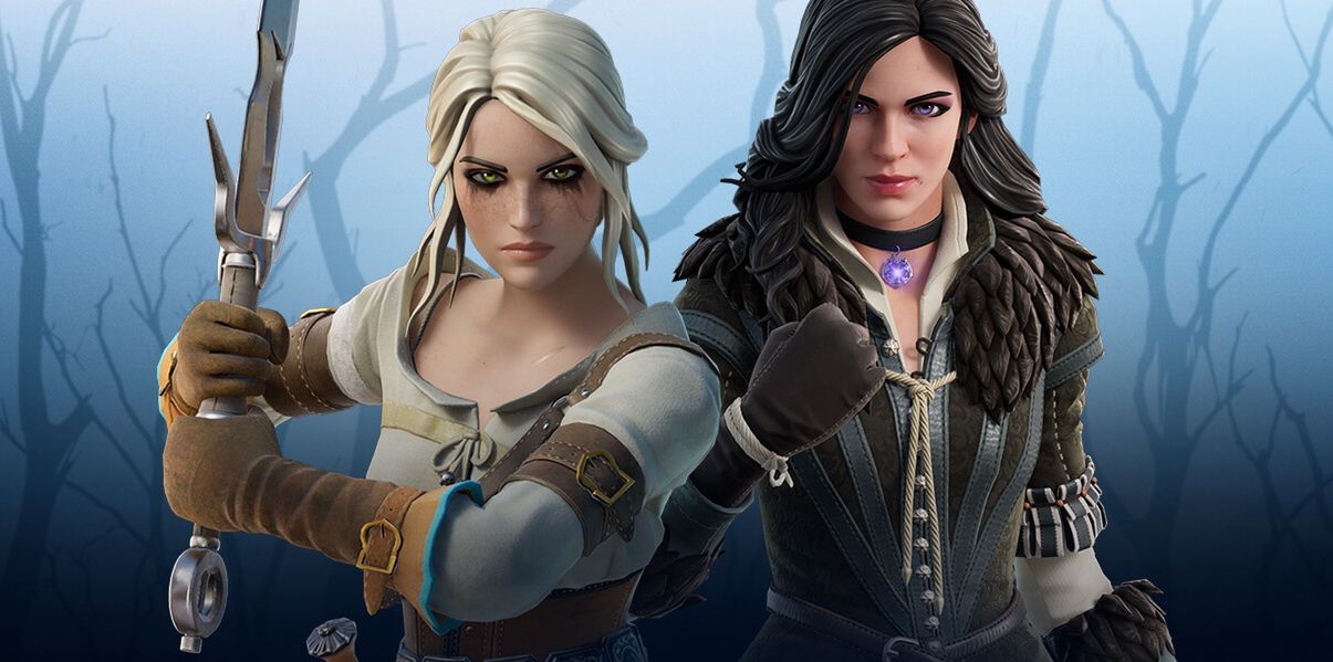 Ciri i Yennefer w Fortnite