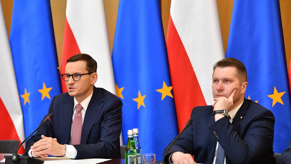 Mateusz Morawiecki i Przemysław Czarnek