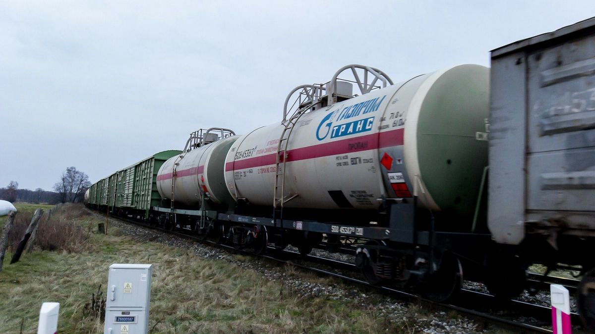 Transport cystern z Rosji do Polski