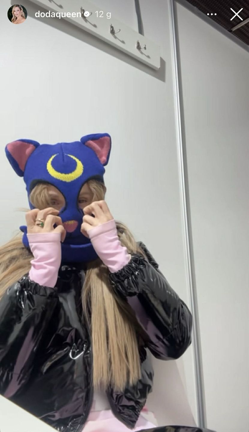 Dodzie zamarzła twarz