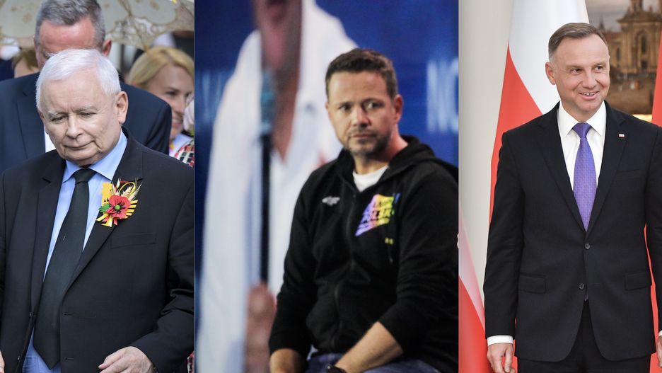 Najnowszy sondaż zaufania IBRiS. Na podium Rafał Trzaskowski, Jarosław Kaczyński, Andrzej Duda