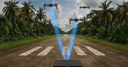 Bezprzewodowe drony SWARM. W ogóle nie muszą lądować na ładowanie