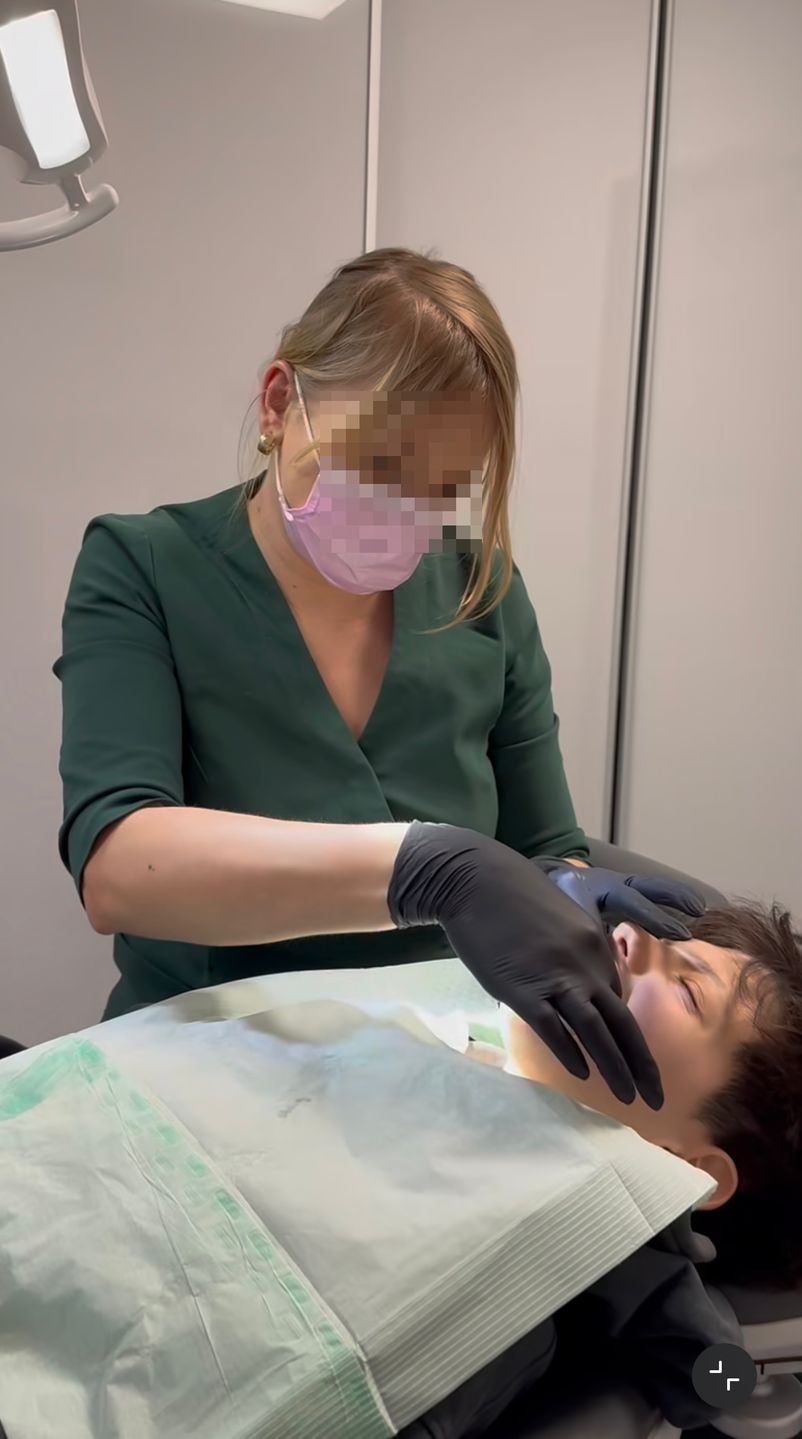 Krzysztof Rutkowski Junior u dentysty