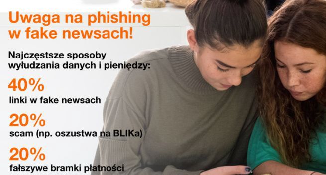 Raport CERT Orange: zwiększona liczba ataków phishingowych z użyciem fake newsów w sieci