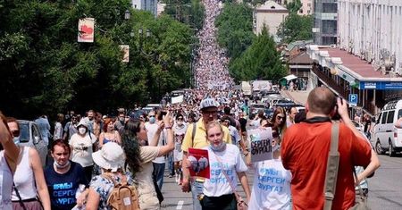 Protesty w Rosji. Zatrzymano gubernatora