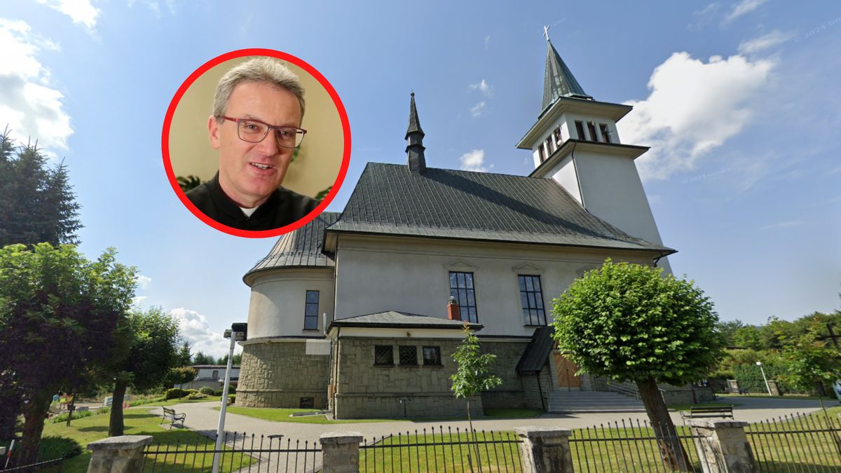 Ks. Piotr Sadkiewicz opowiedział historię zakupu defibrylatora.