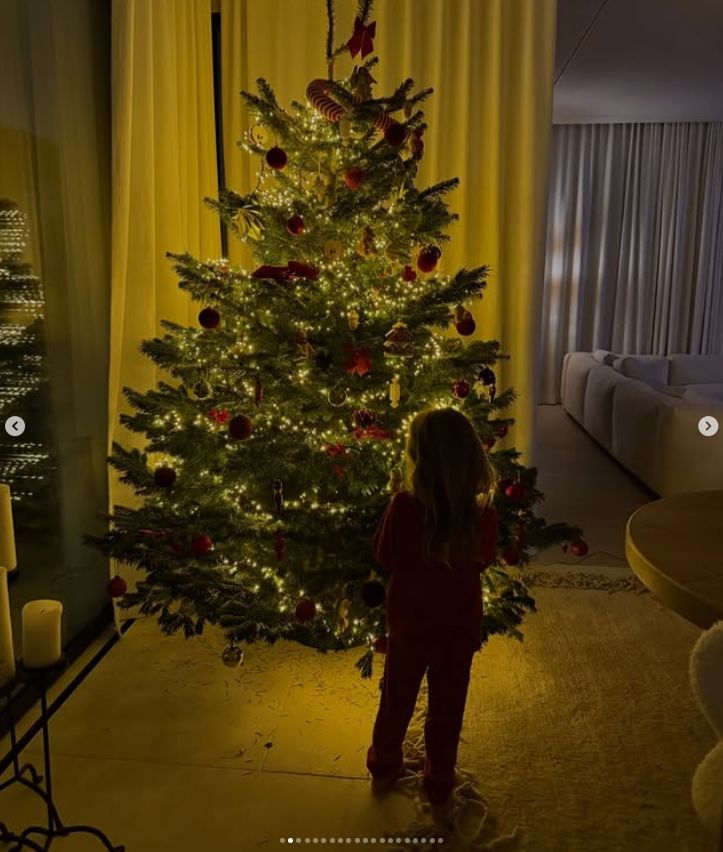 Anna Lewandowska ubrała choinkę