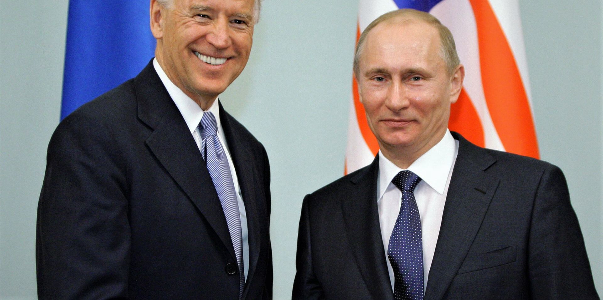 Joe Biden i Władimir Putin, 10 marca 2011 r.  