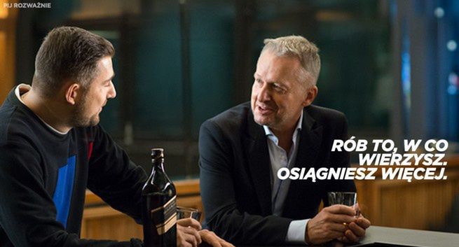 Johnnie Walker promowany przez Wojtka Sokoła i Bogusława Lindę (wideo)