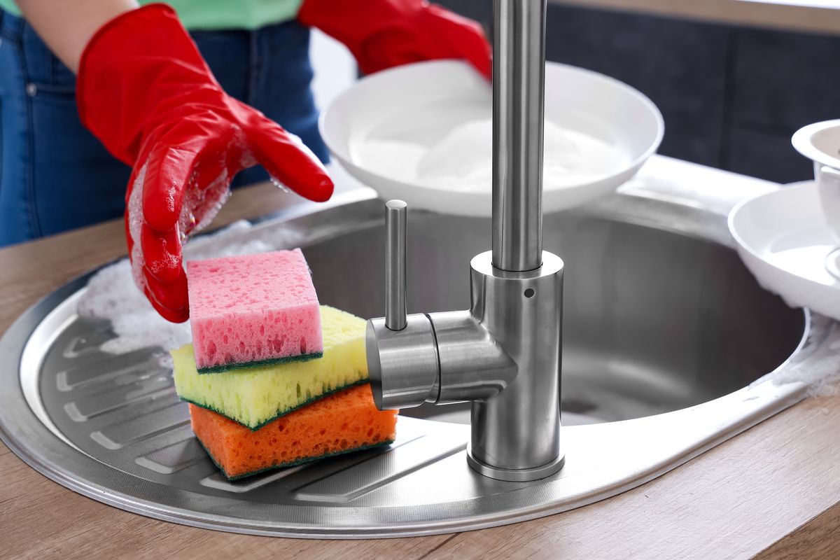 Kolor gąbki do mycia naczyń ma kluczowe znaczenie
