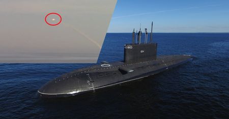 Rosja użyła okrętu podwodnego. Pociski Kalibr uderzyły w ukraiński obiekt wojskowy