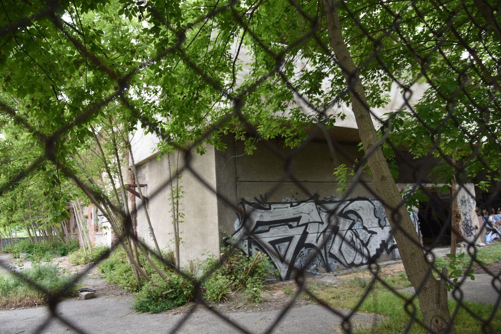 Potężny betonowy budynek od strony ul. Bandrowskiego to jedna z ostatnich pozostałości po Zakładach Przetwórstwa Owocowo-Warzywnego Owintar, które działały w Tarnowie do końca lat 90-tych
