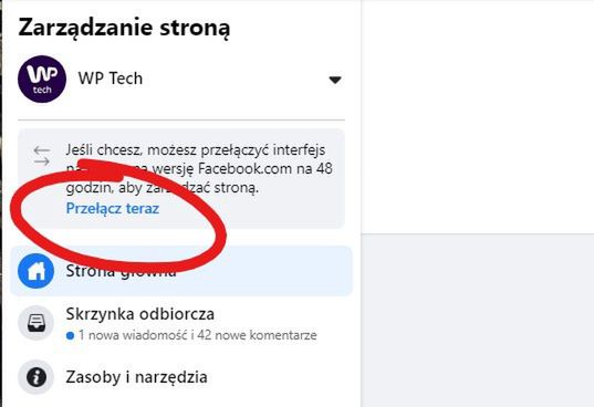 Jak włączyć stary wygląd Facebooka