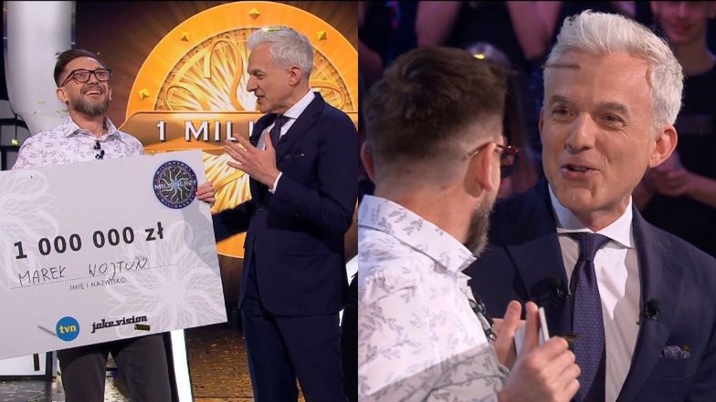 Hubert Urbański pogratulował zwycięstwa nowemu milionerowi