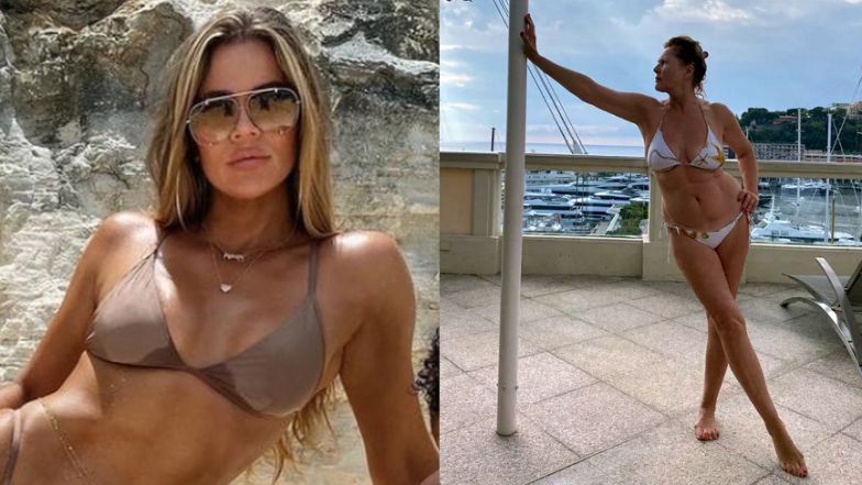 Khloe Kardashian wygina się na piasku w bikini