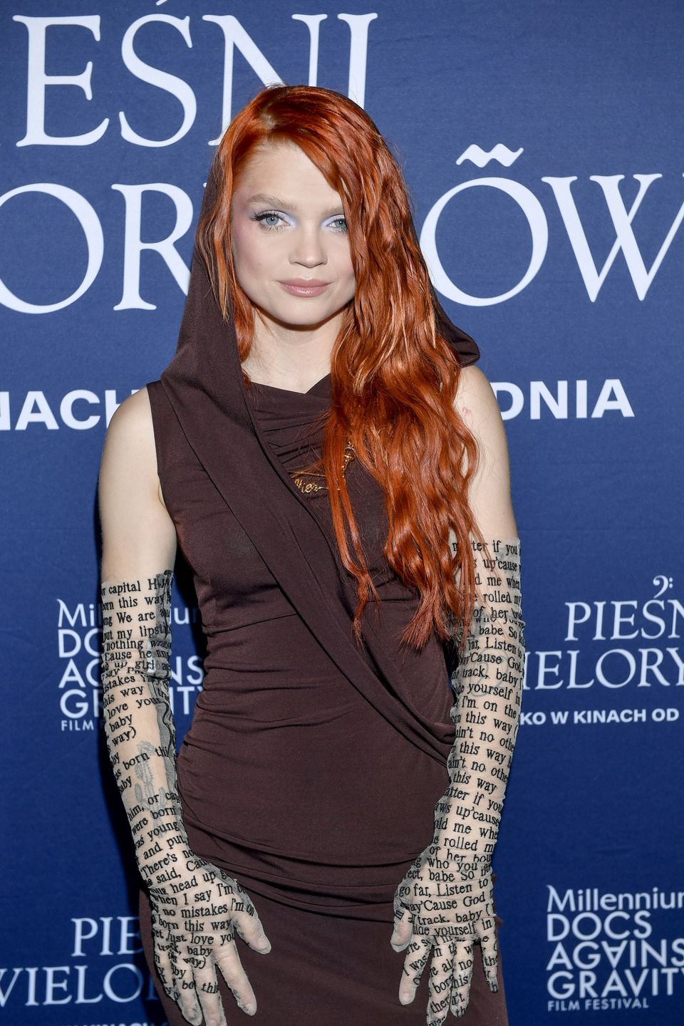 Margaret na premierze filmu "Pieśni wielorybów"