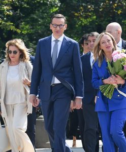 Morawiecki tylko się uśmiechał. Stanowcze słowa premier Włoch