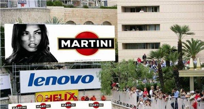 Billboard Martini z Jessiqą Pace znów pojawi się na torze F1 w Monako