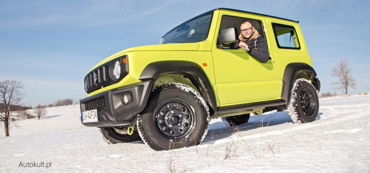 Suzuki Jimny było testowane przez Marcina Łobodzińskiego