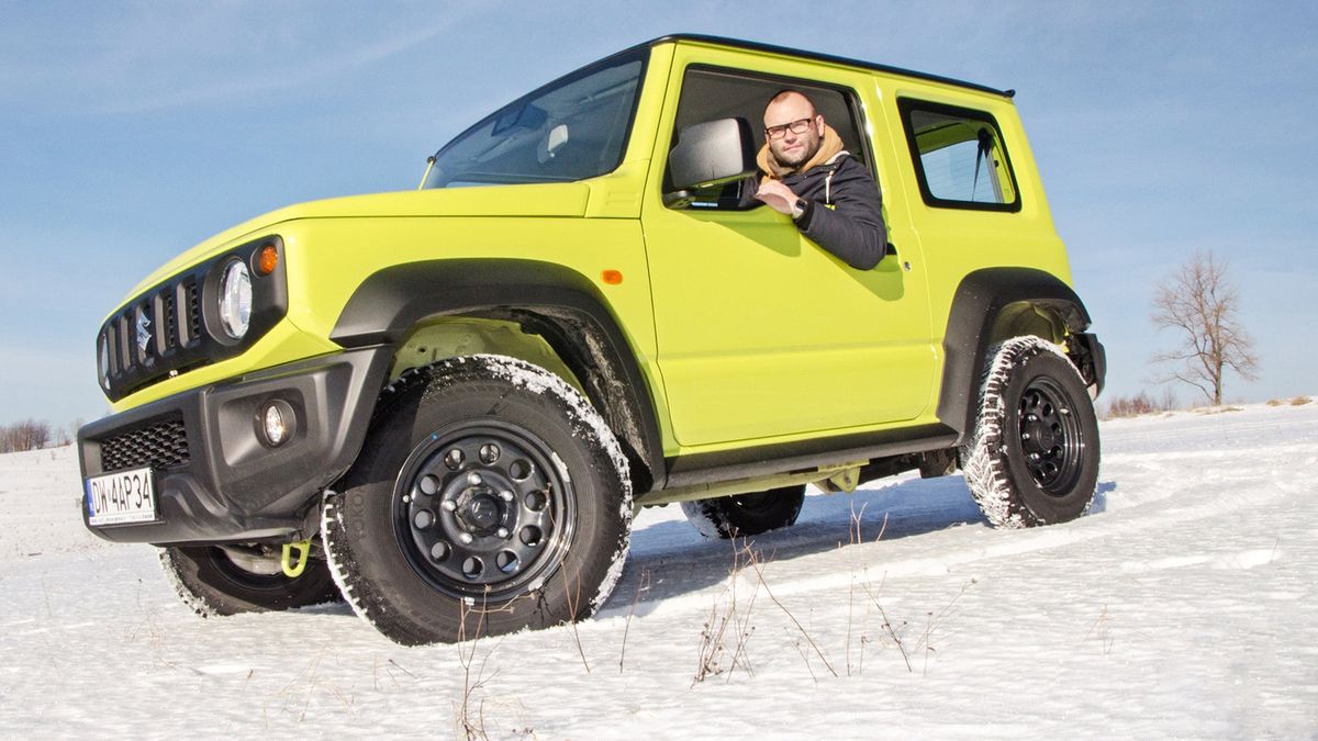 Suzuki Jimny było testowane przez Marcina Łobodzińskiego