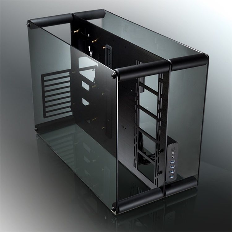 Raijintek Paean: prestiżowa obudowa bench table ze szkła i aluminium 12