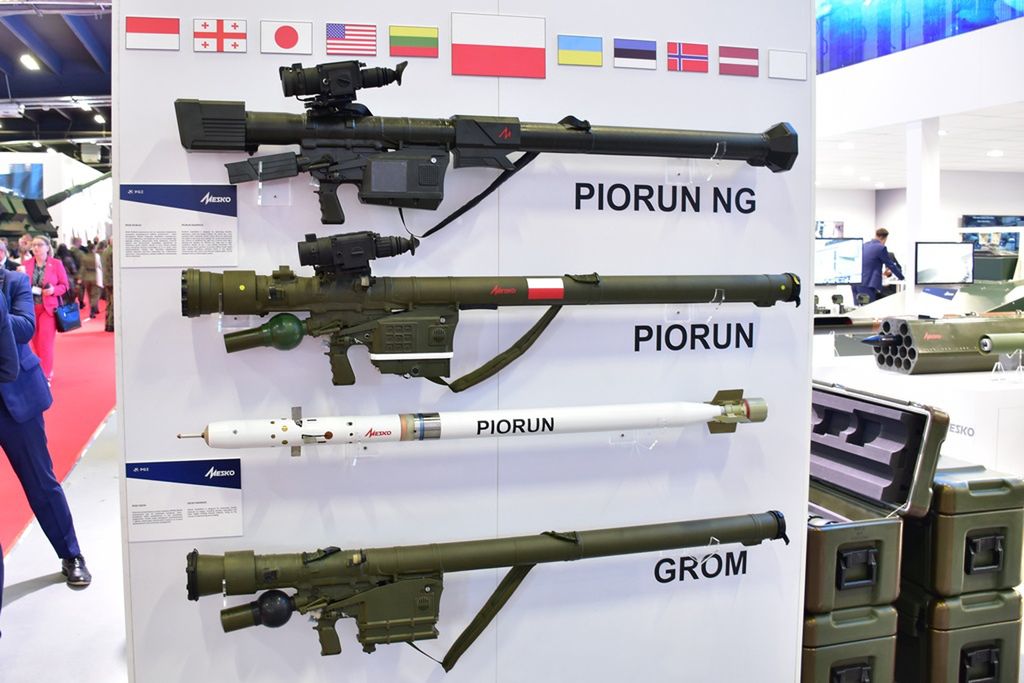 Prezentacja systemów Grom i Piorun na MSPO
