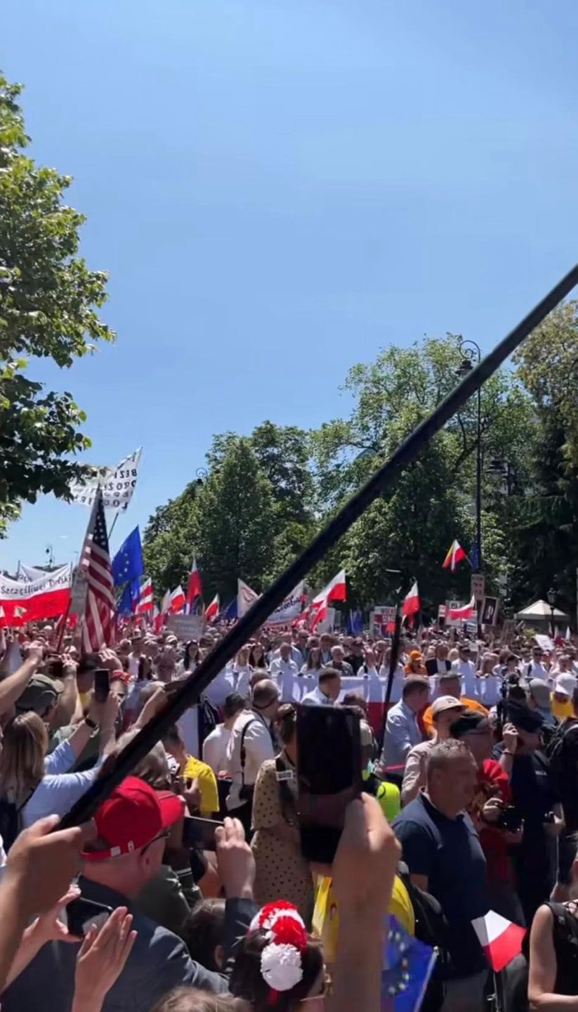 Relacja Kasi Tusk z marszu 4 czerwca