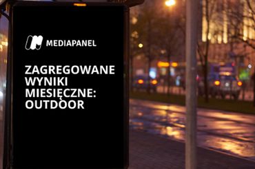Rynek OOH w kwietniu wg. Mediapanel